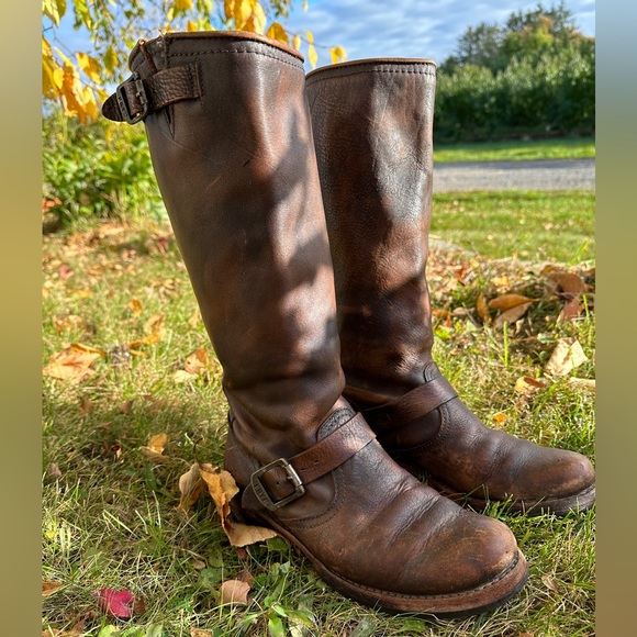 Frye Veronica Tall Slouch Boots size 8 - Picture 1 of 5